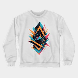 Abstract Spectrum: Minimalistic Vector T-shirt Design Crewneck Sweatshirt